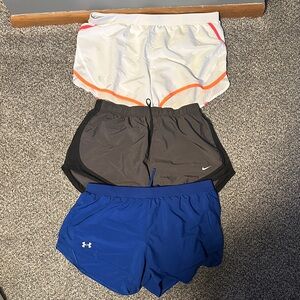 Under Armour & Nike Women’s Athletic Shorts XL